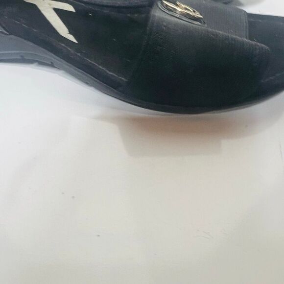 Anne Klein Sport Kameko Wedge Sandal Patent Leather 7M - Picture 5 of 7